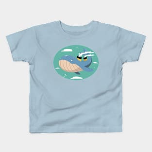 Cloud Whale Kids T-Shirt